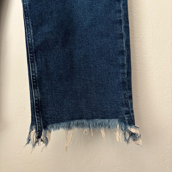 Boden High Rise Classic Slim Jeans Size W32xL32 NEW Blue Tapered Leg Raw Hem - Picture 6 of 16